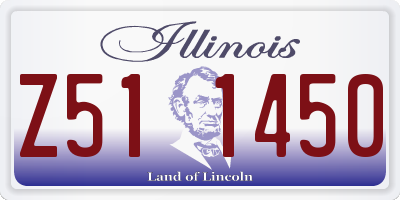 IL license plate Z511450