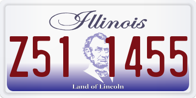 IL license plate Z511455