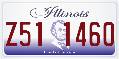 IL license plate Z511460