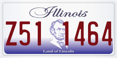 IL license plate Z511464