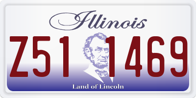IL license plate Z511469