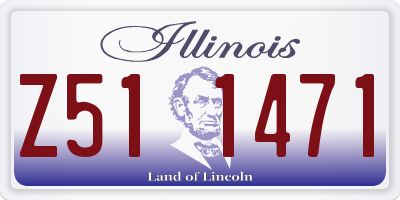 IL license plate Z511471