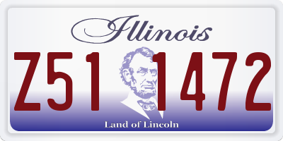 IL license plate Z511472