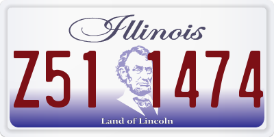 IL license plate Z511474