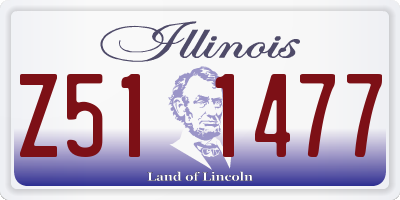 IL license plate Z511477
