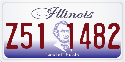 IL license plate Z511482
