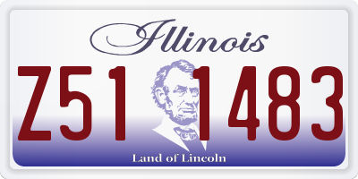 IL license plate Z511483