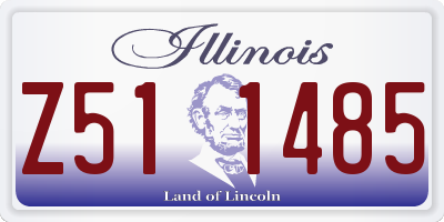 IL license plate Z511485