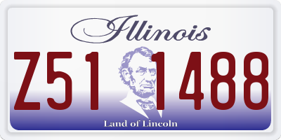IL license plate Z511488