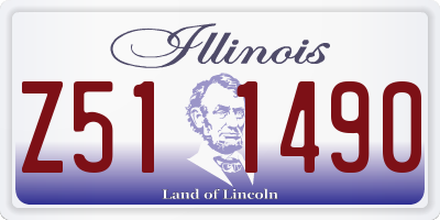 IL license plate Z511490