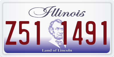 IL license plate Z511491