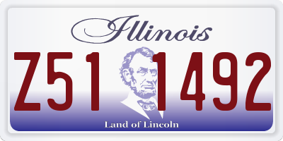 IL license plate Z511492