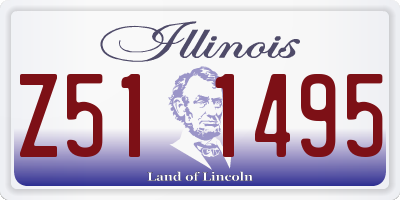 IL license plate Z511495