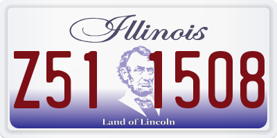 IL license plate Z511508