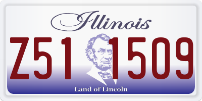 IL license plate Z511509