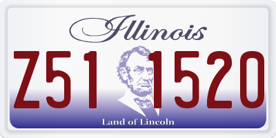 IL license plate Z511520