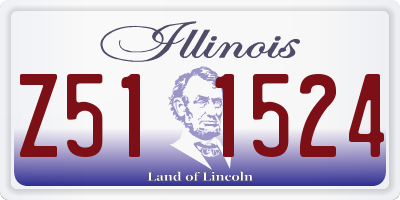 IL license plate Z511524