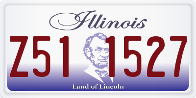 IL license plate Z511527