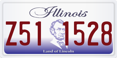 IL license plate Z511528