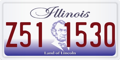 IL license plate Z511530