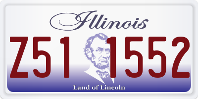 IL license plate Z511552