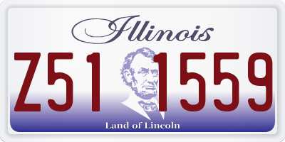 IL license plate Z511559