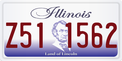 IL license plate Z511562