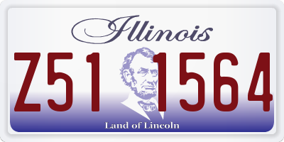 IL license plate Z511564