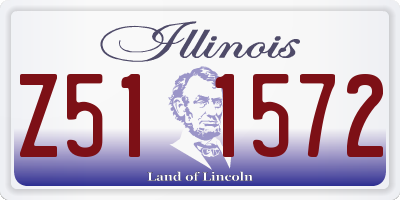 IL license plate Z511572