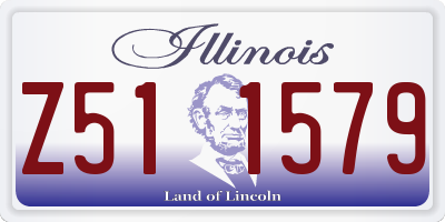 IL license plate Z511579