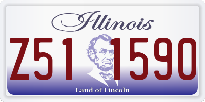 IL license plate Z511590