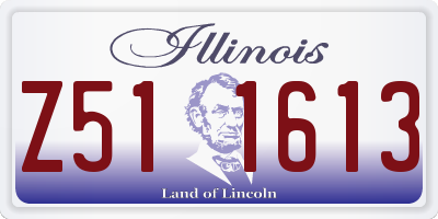 IL license plate Z511613