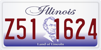 IL license plate Z511624