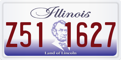 IL license plate Z511627