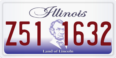 IL license plate Z511632