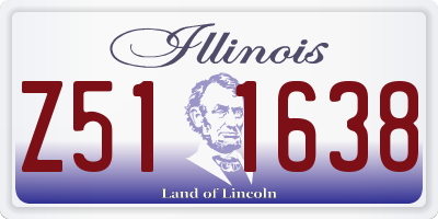 IL license plate Z511638