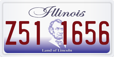 IL license plate Z511656