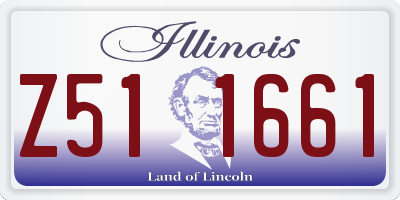 IL license plate Z511661