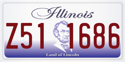 IL license plate Z511686