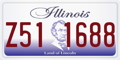 IL license plate Z511688