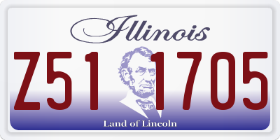 IL license plate Z511705