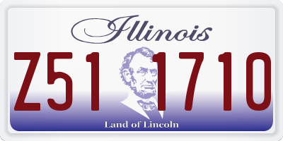 IL license plate Z511710
