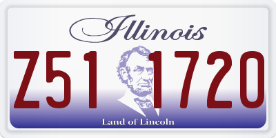 IL license plate Z511720