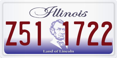 IL license plate Z511722