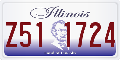 IL license plate Z511724