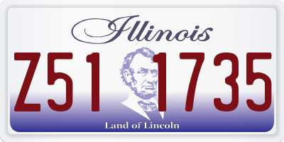 IL license plate Z511735