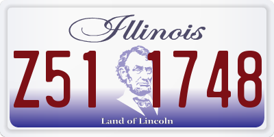 IL license plate Z511748