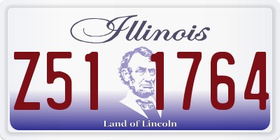 IL license plate Z511764
