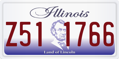 IL license plate Z511766