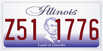 IL license plate Z511776